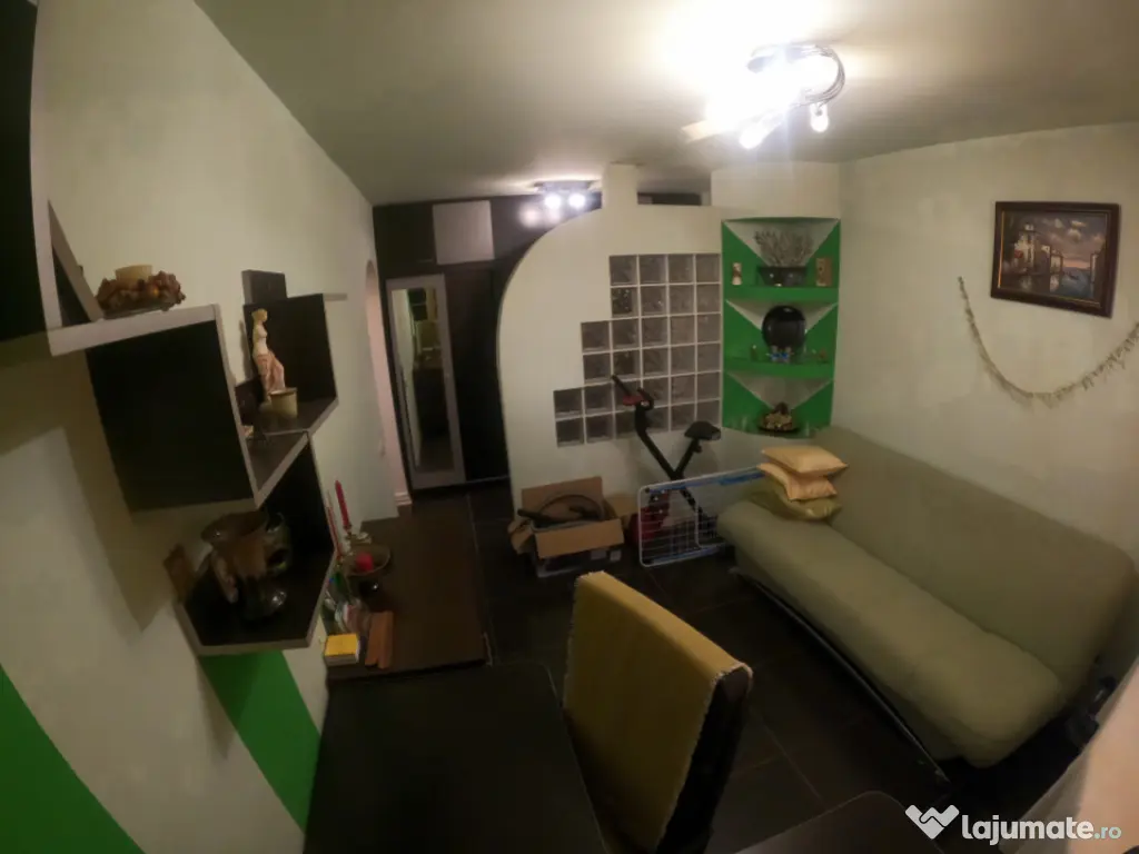 Apartament 3 camere decomandat, parter inalt, complet mobila