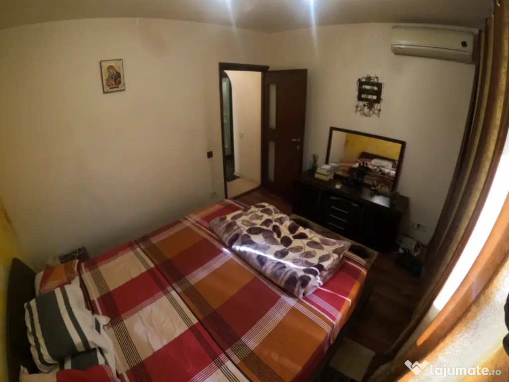 Apartament 3 camere decomandat, parter inalt, complet mobila