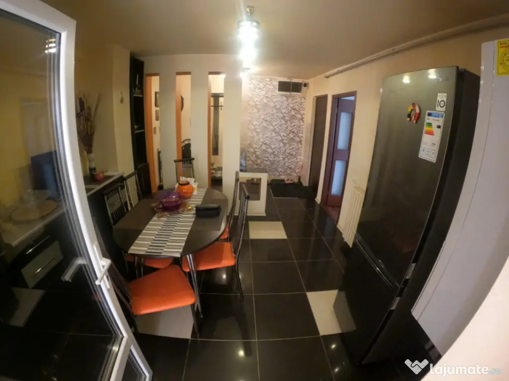 Apartament 3 camere decomandat, parter inalt, complet mobila