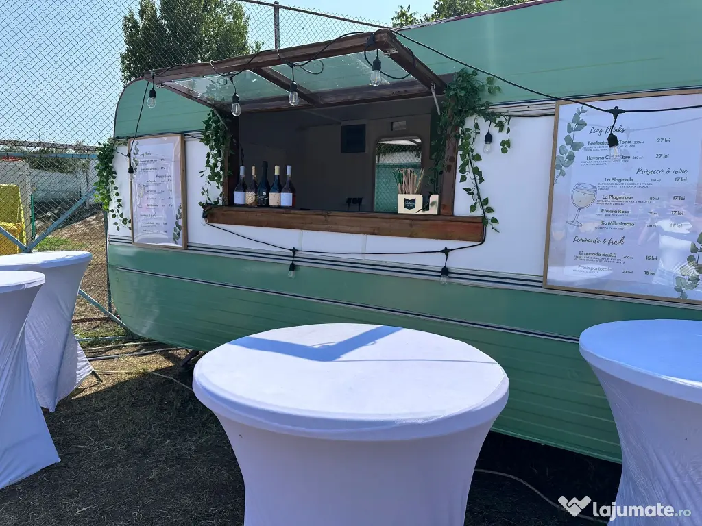 Rulotă comercială Adria Camper complet echipată pentru bar/street food