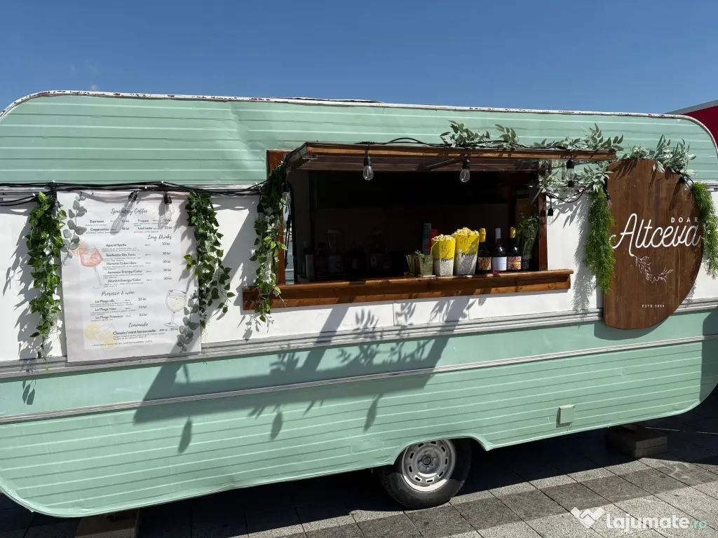 Rulotă comercială Adria Camper complet echipată pentru bar/street food