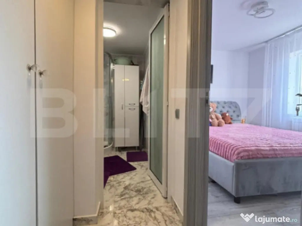 Apartament 2 camere M6, etaj 3, renovat 2025 – centrală n