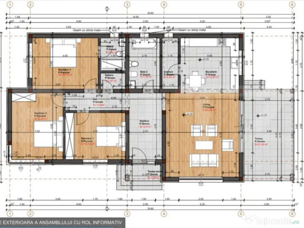 Casa la stadiu proiect, 5 ari teren, zona Valea Ghinzii