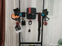 Sistem complet Home Gym, Power Tower, gantere, steper, accesorii