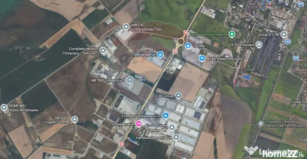 Teren parcelat 27.299mp Timisoara / Zona Sagului - Timisoara (Timis)