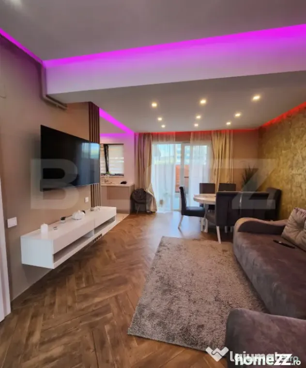 Casă înșiruită, la cheie, garaj, ansamblu inchis, zona T - Floresti (Cluj)