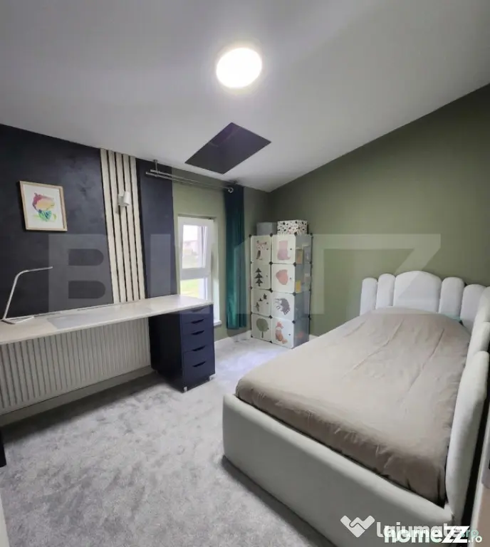 Casă înșiruită, la cheie, garaj, ansamblu inchis, zona T - Floresti (Cluj)