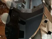 Masă dining din sticlă + 6 scaune elegante – design deosebit 