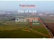 Teren intravilan I Arad I Deschidere 1.141 ml la DN69 