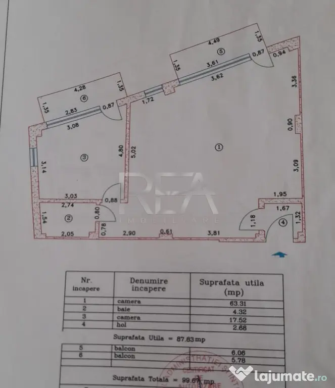 2 Camere - Bragadiru - 100mp - Centrala