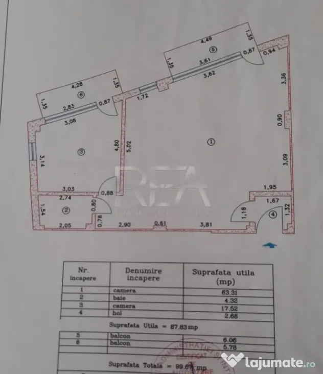 2 Camere - Bragadiru - 100mp - Centrala
