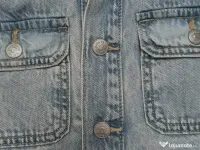 Salopetă cu capse si buzunare denim ZARA Kids fata - NOUĂ - Mărime 6 ani (116 cm 