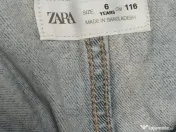 Salopetă cu capse si buzunare denim ZARA Kids fata - NOUĂ - Mărime 6 ani (116 cm 