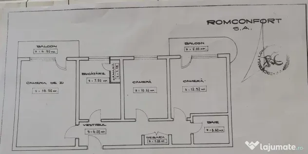 Apartament 3 camere stradal Morarilor- Vergului