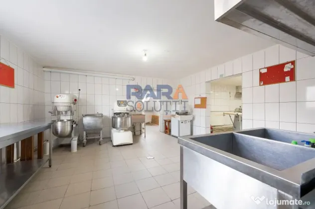 Spațiu de producție cu dotări complete: brutărie, pat...