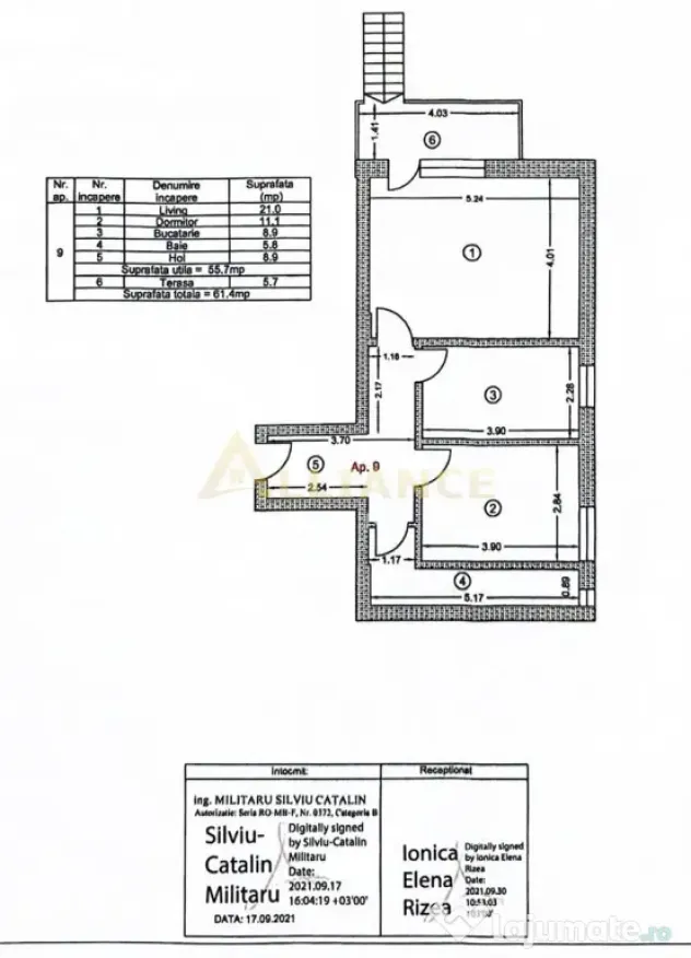 Apartament 2 camere cu gradina proprie 200 mp – Biruint...