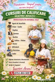 Cursuri de Calificare Profesionala pentru Adulti - Acreditate 