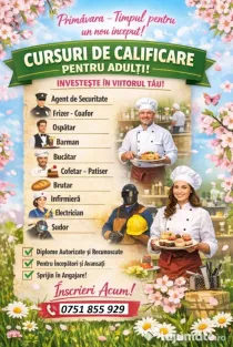 Cursuri de Calificare Profesionala pentru Adulti - Acreditate
