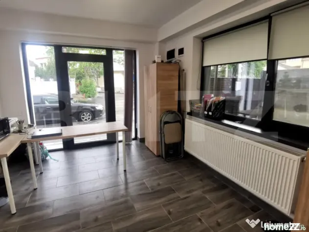 Spațiu comercial, P+M 90 mpu, plus 80 mp curte, vad stradal