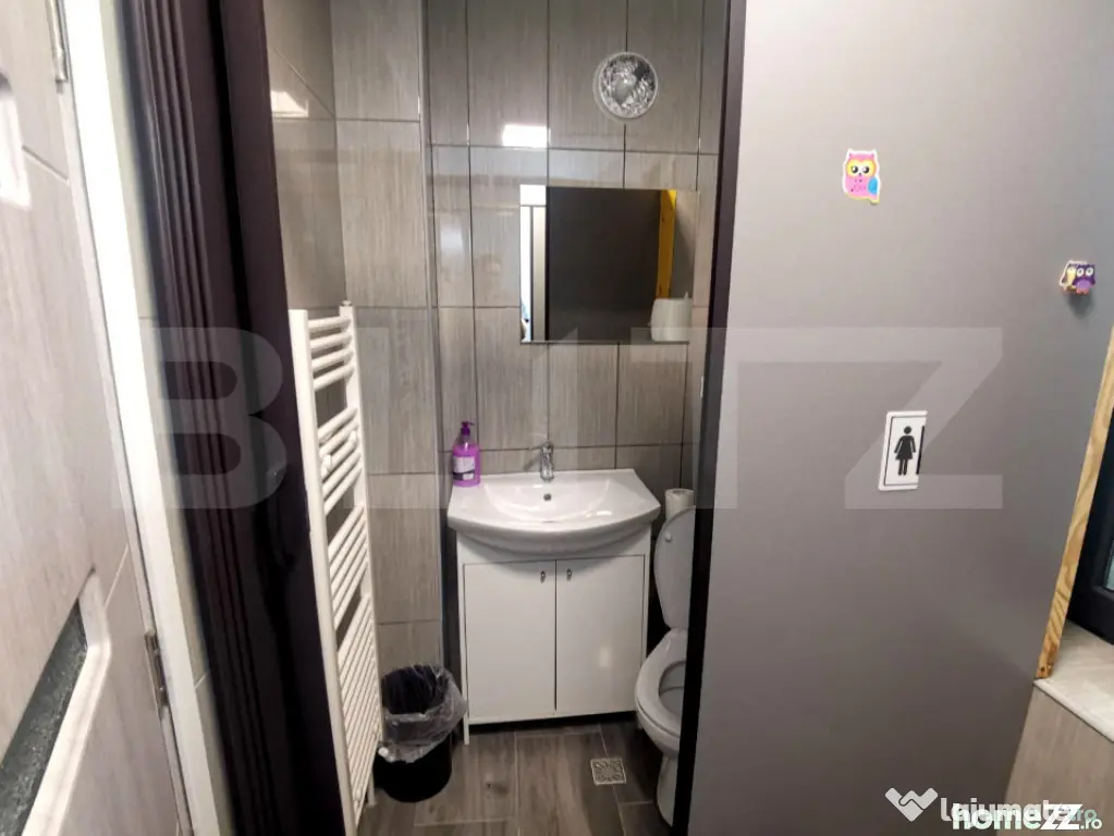 Spațiu comercial, P+M 90 mpu, plus 80 mp curte, vad stradal