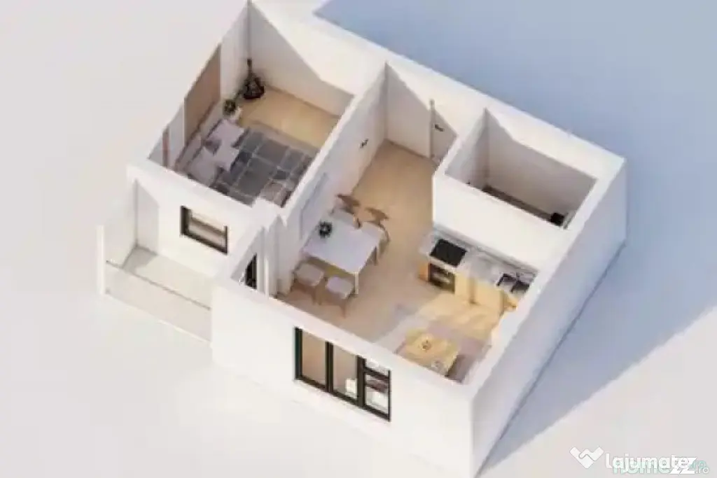 Apartament 2 camere, etaj intermediar Radauti, TVA inclus in