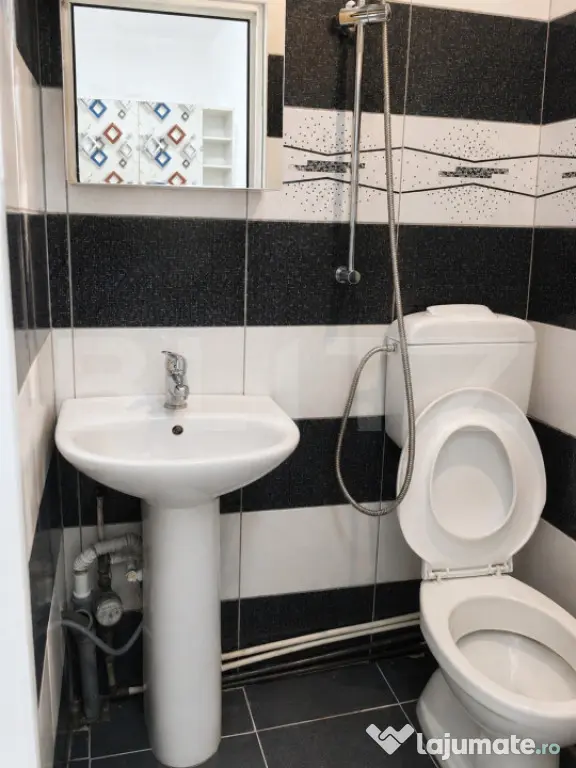Garsonieră eficientă, mobilată, 22 mp, etaj 4/4 – zona