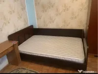 Pat 2 persoane cu saltea 
