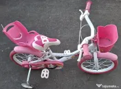 Bicicleta Dino Bikes pentru copii, 16'', Unicorn, Alb 