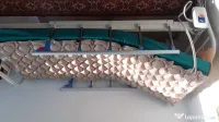 Pat medical reglabil echipat pentru persoane obeze imobilizate de maxim 260 kg 