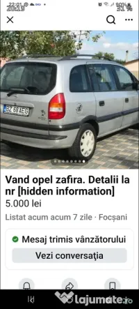 Opel Zafira 1,6 