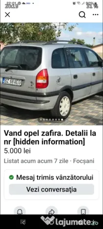 Opel Zafira 1,6
