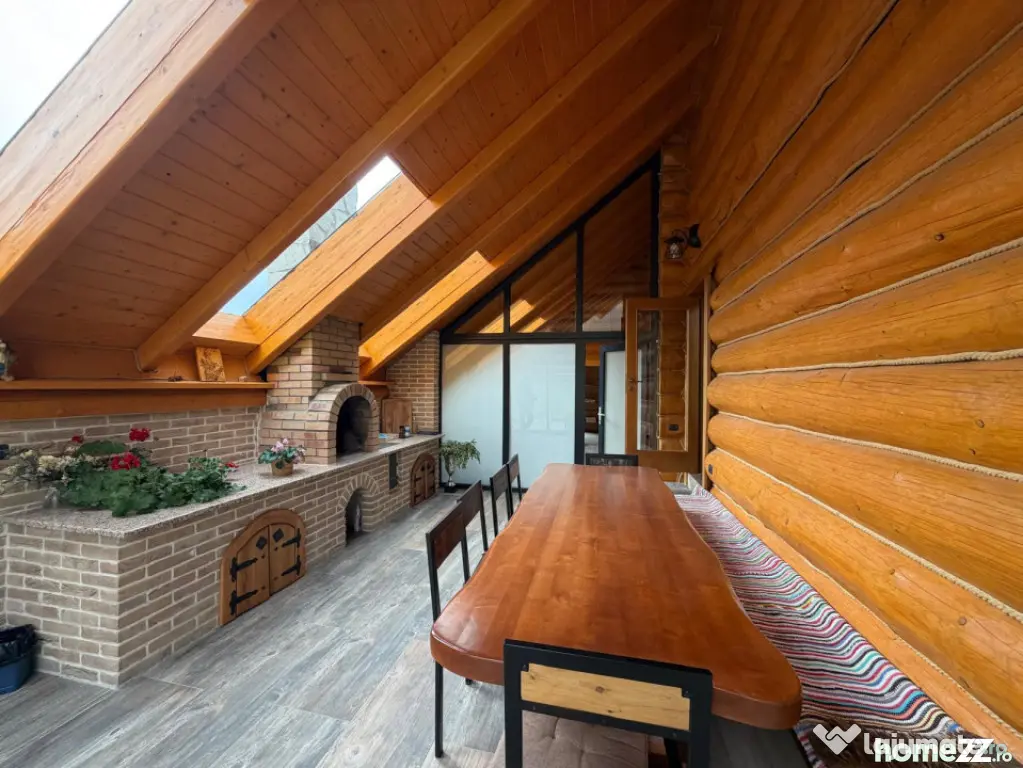 Cabana exclusivista din lemn rotund, 5500mp teren, Sucevita - Sucevita (Suceava)