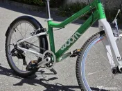 Vand bicicleta WOOM 4 (20") second-hand, verde