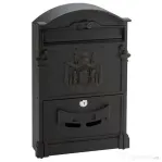 Cutie postala exterior Ellit® Antika cheie 400x250x90 mm neagra