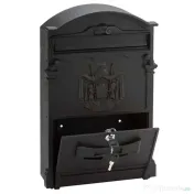 Cutie postala exterior Ellit® Antika cheie 400x250x90 mm neagra 