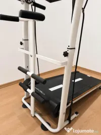 Bandă de alergare mecanică Techfit MT50 pliabilă + disc twister și benzi 