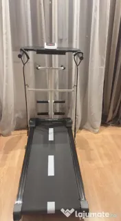 Bandă de alergare mecanică Techfit MT50 pliabilă + disc twister și benzi 