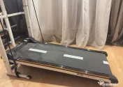 Bandă de alergare mecanică Techfit MT50 pliabilă + disc twister și benzi 