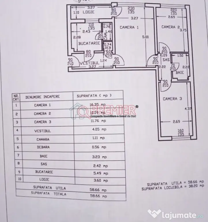 3 camere–Bd Brancoveanu -Str Secuilor