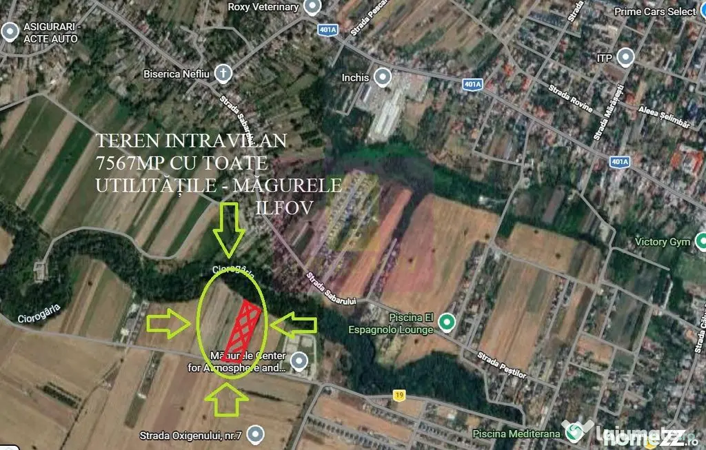 Teren ideal dezvoltare imobiliară în Măgurele strada A... - Magurele (Bucuresti-Ilfov)