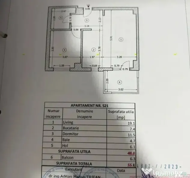 Apartament 2 camere – Vanzare - Mobilat cu Designer –...