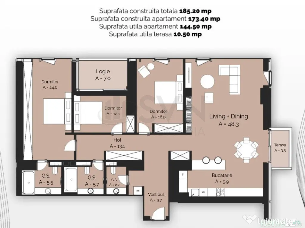 Apartament 4 camere l High End l Padurea Baneasa l Cortina