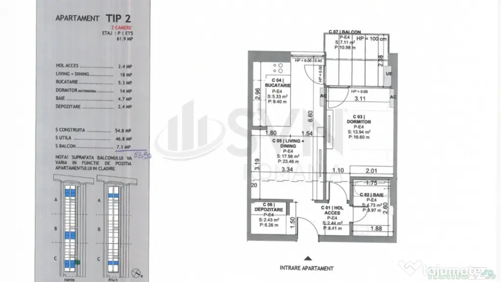 Apartament 2 camere New City Residence Dobroesti