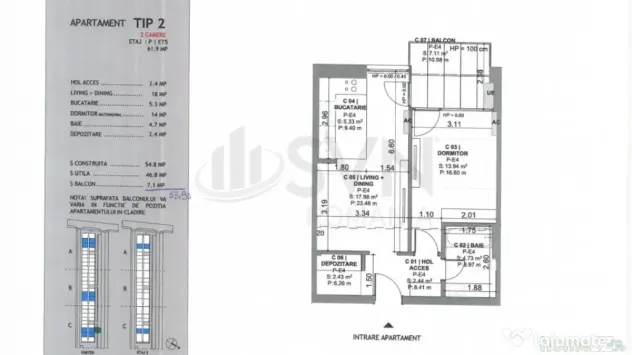 Apartament 2 camere New City Residence Dobroesti