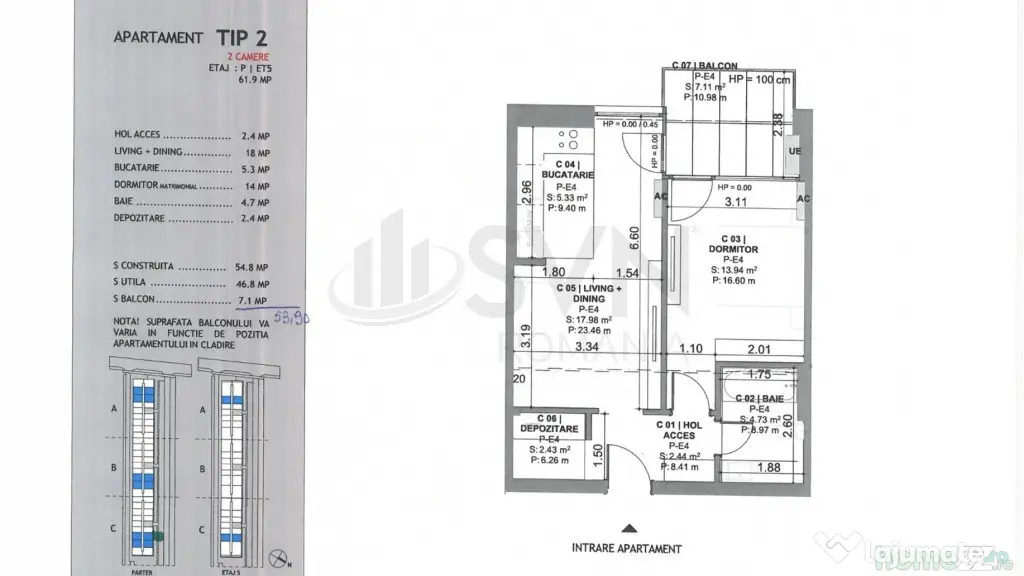 Apartament 2 camere New City Residence Dobroesti