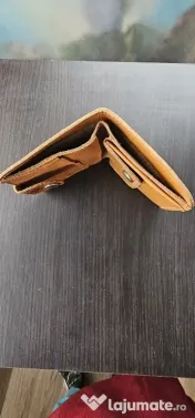Portofel unisex din piele naturala foarte groasa 