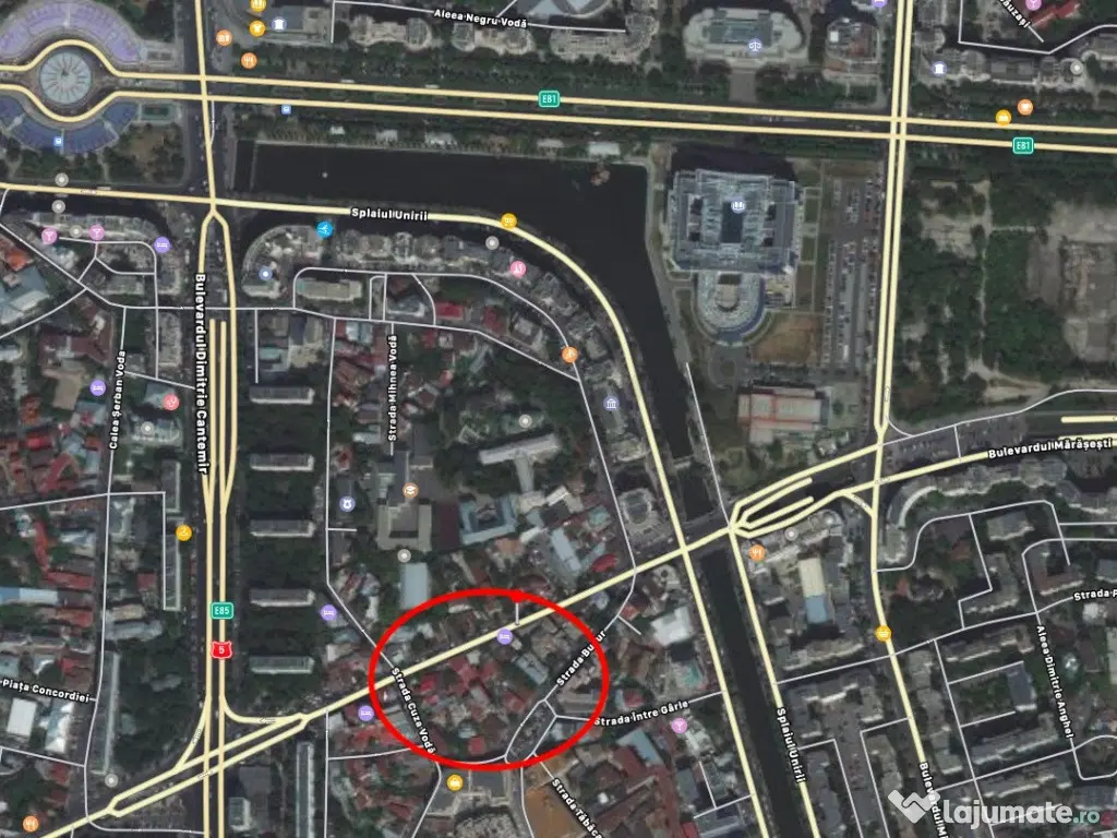 Teren 1450mp - posibilitate 2400mp - Unirii - Budapesta -