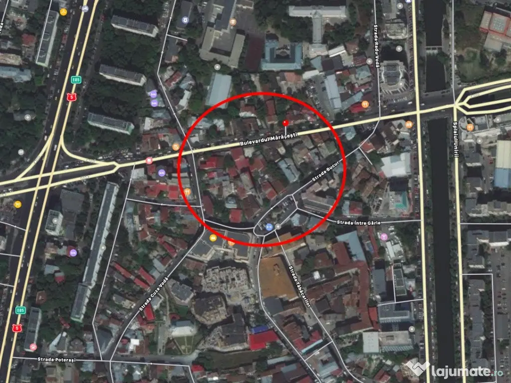 Teren 1450mp - posibilitate 2400mp - Unirii - Budapesta -