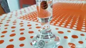 Sfesnic mic cristal Romania foarte vechi 