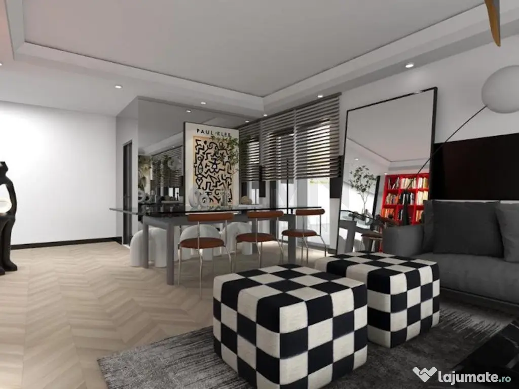Apartament 3 camere Cu terasa 110 mp Mobilat Lujerului Bl...